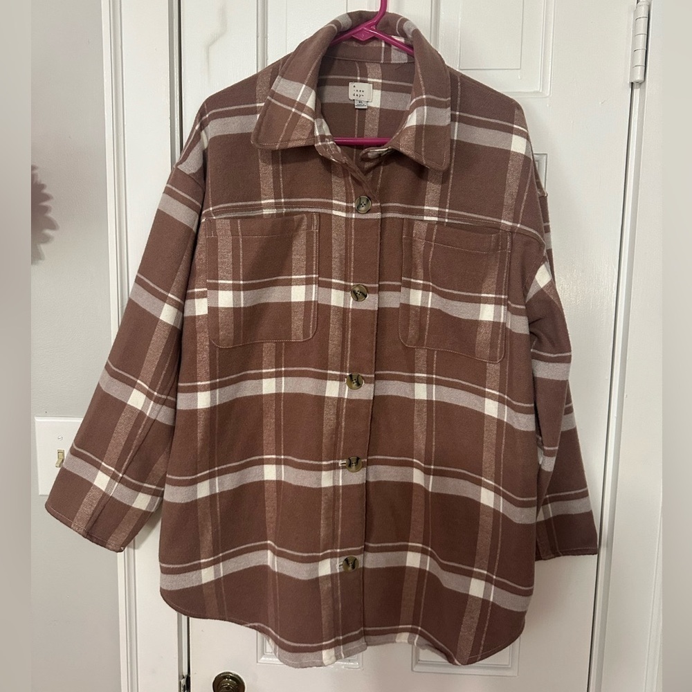 A new day flannel shirt jacket